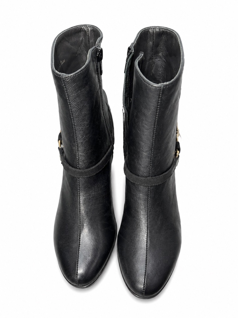 Talbots Black Leather Ankle Boots – Size 6B